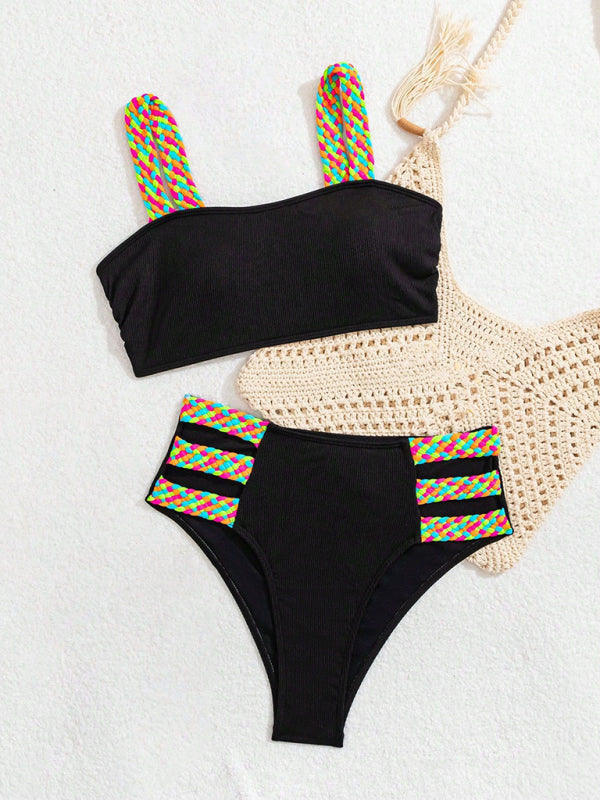 FZ Women's Multicolor Mixed Style Braided Bikini Swimwear