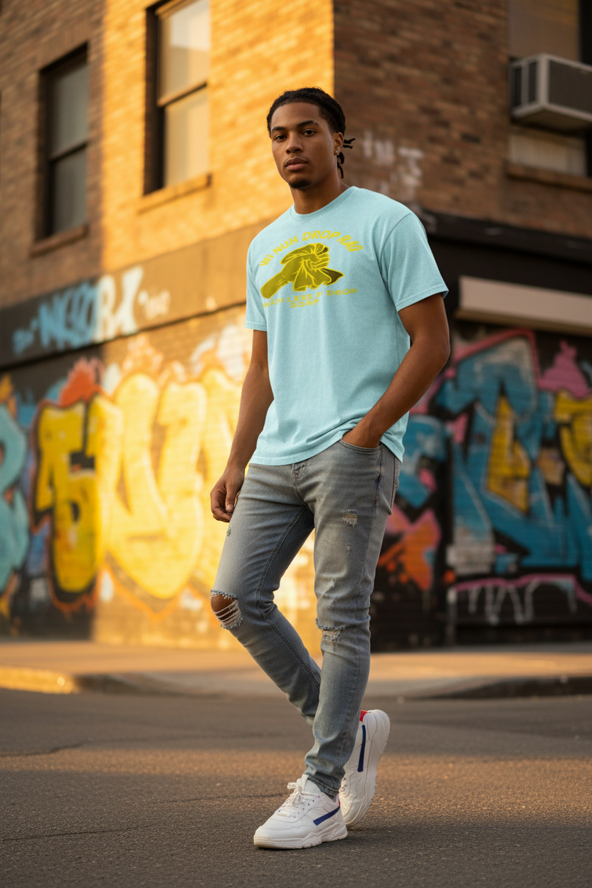 Light Blue Lifestyle Tee