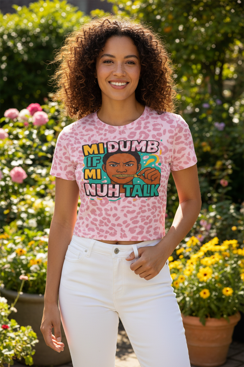 Light Pink Mi Dumb Tee - Garden