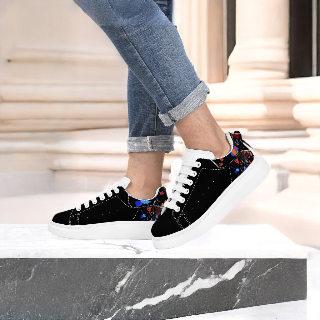 FZ Mens White Tongue Chunky Shoes - FZwear