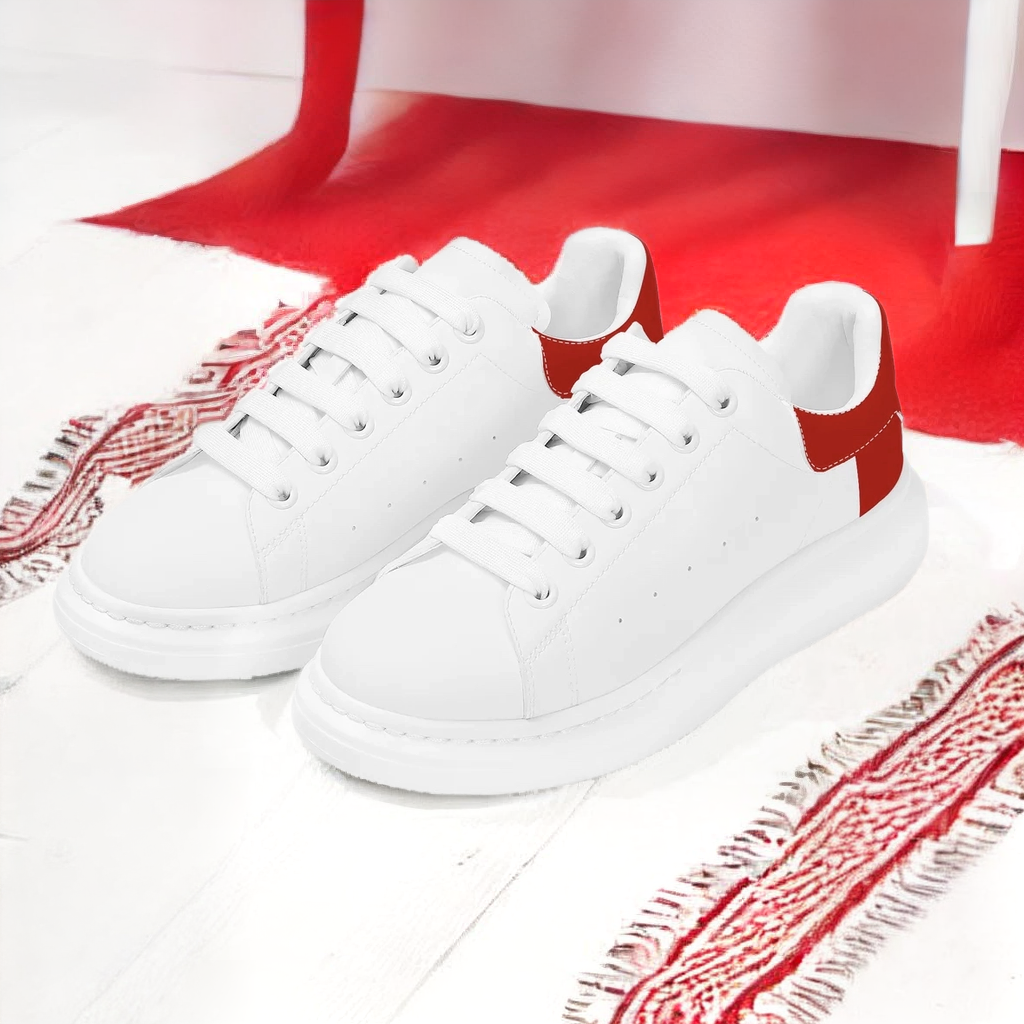 FZ Mens White Tongue Chunky Shoes - FZwear