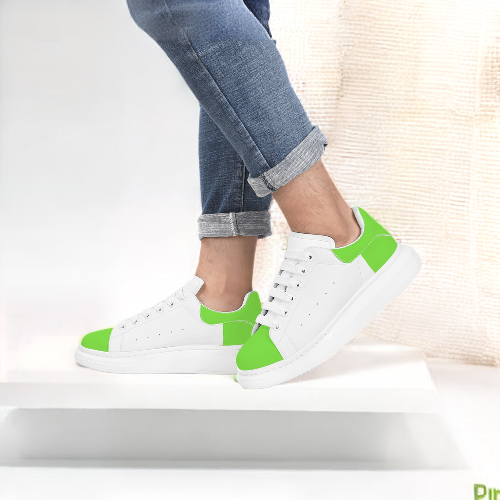 FZ Mens White Tongue Chunky Shoes - FZwear