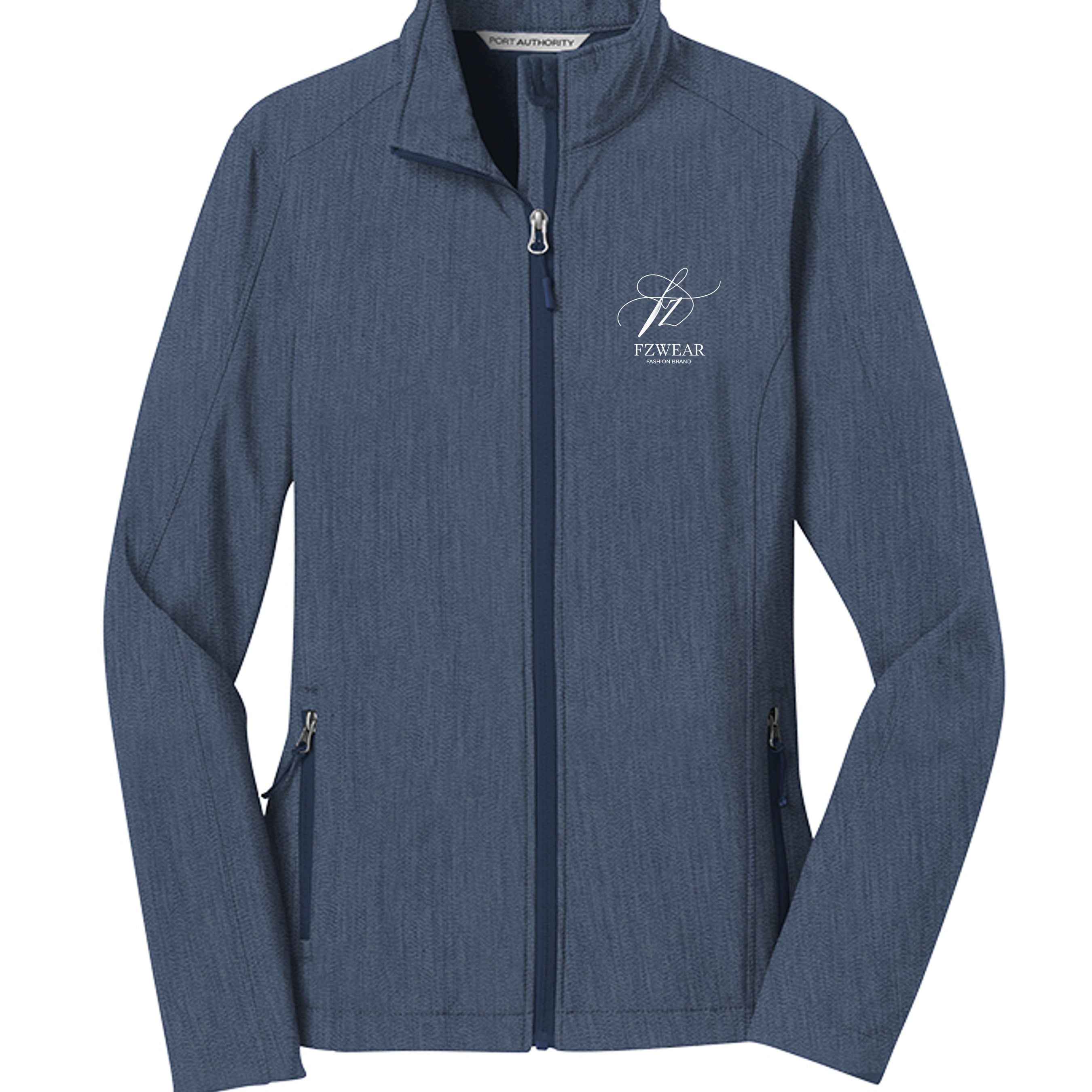 Navy Heather - L317 - FRONT