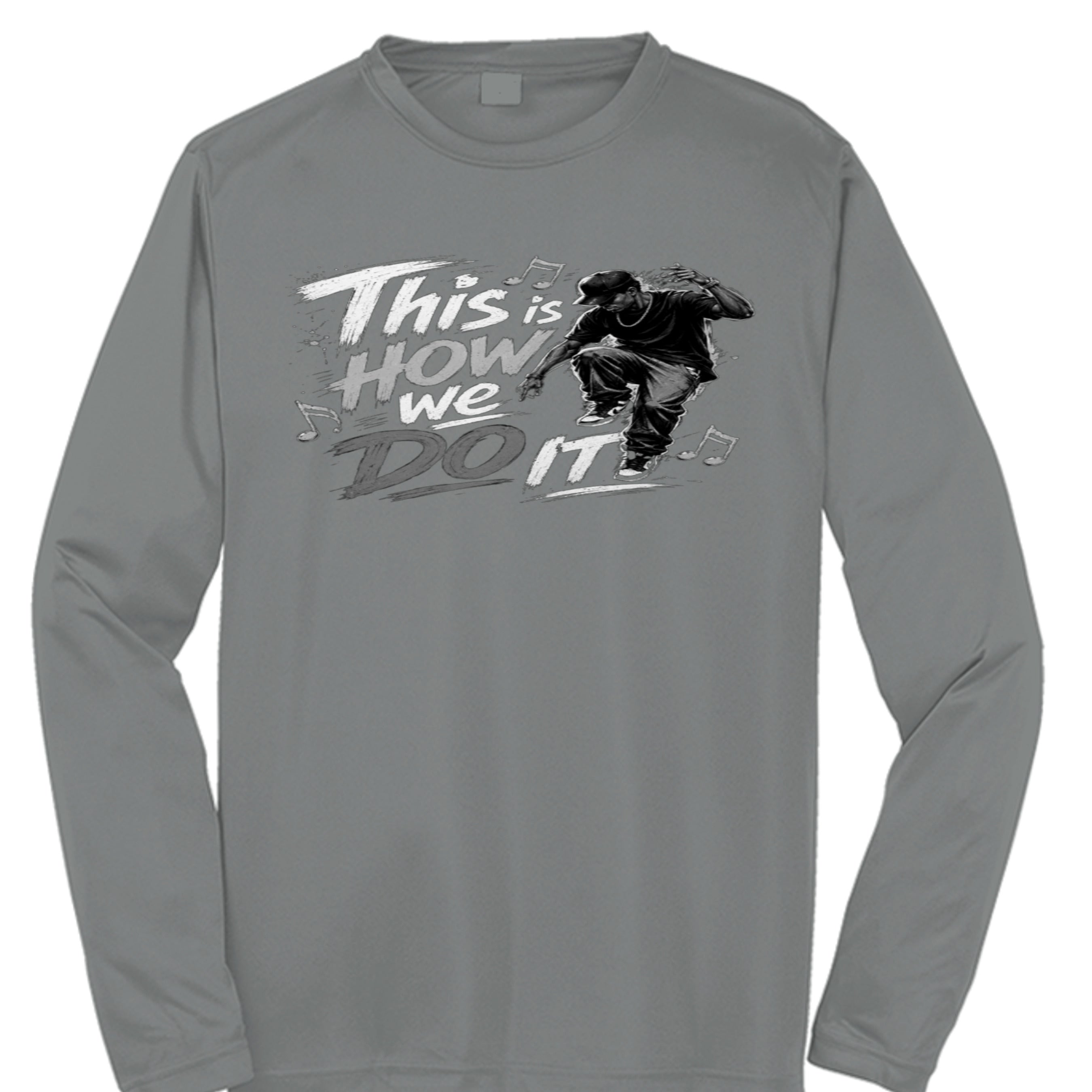 Iron Grey Heather - ST350LS - FRONT