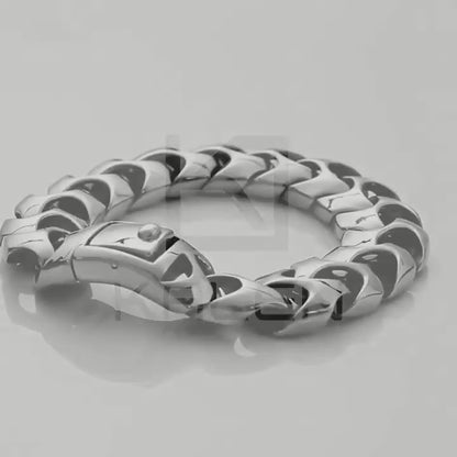 FZ Heavy Stainless Steel Link Chain Bracelet