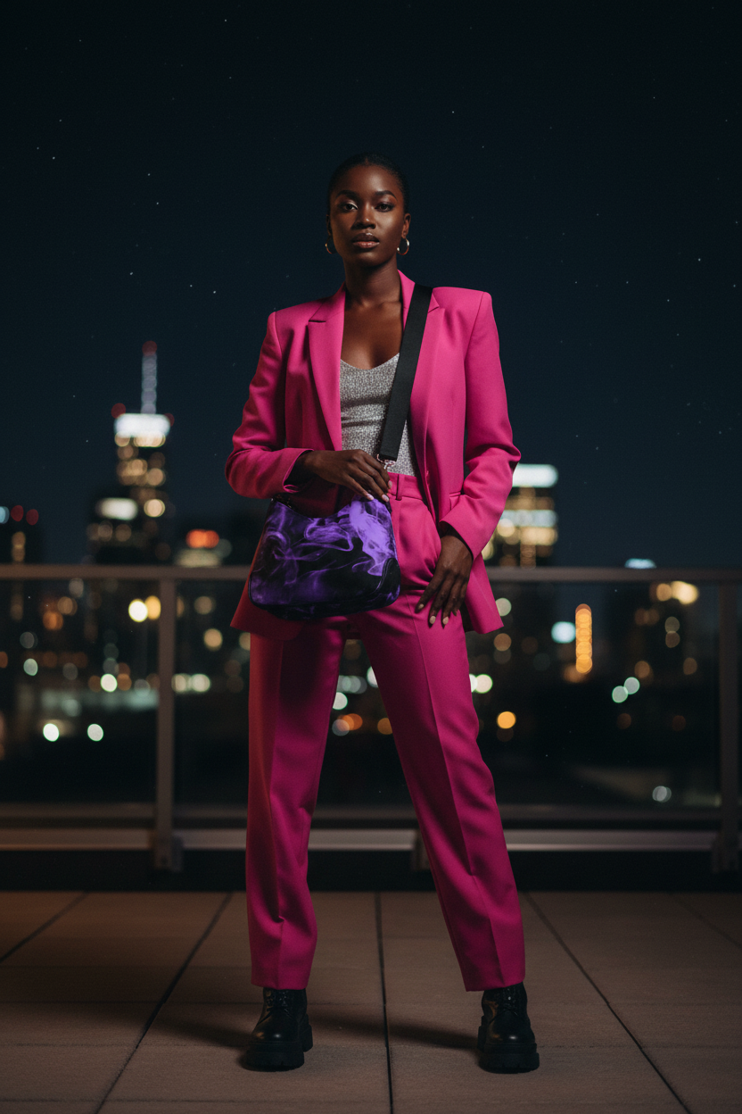 Purple Smoke Bag - Rooftop