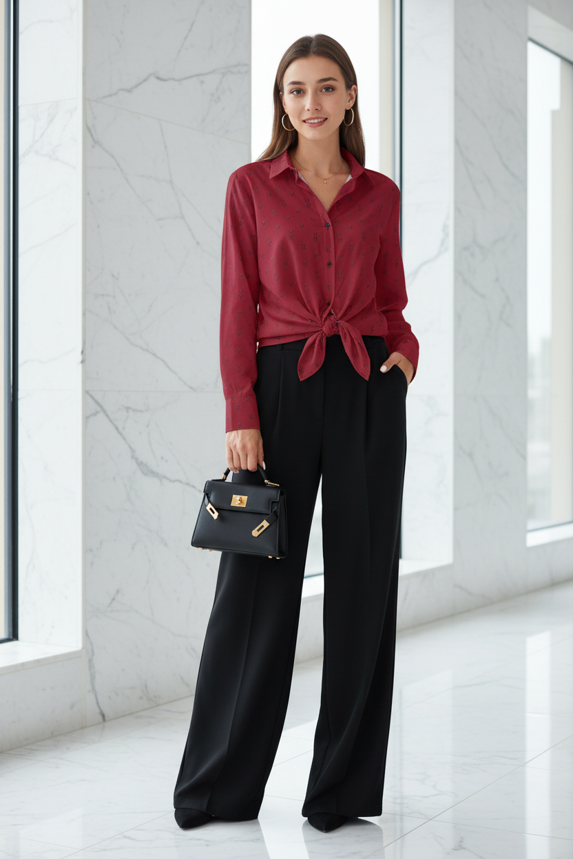 Red Shirt - Marble Interior