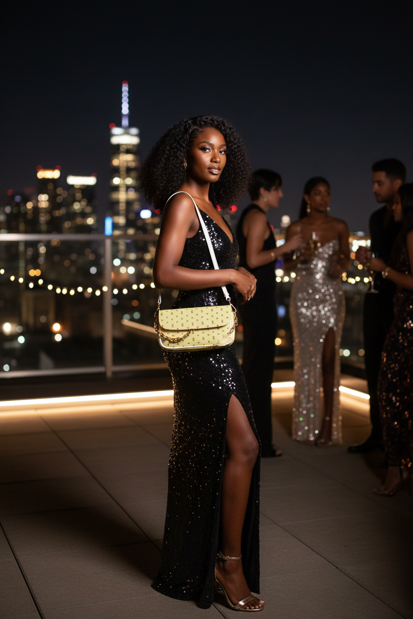 Rooftop - Yellow Underarm Bag