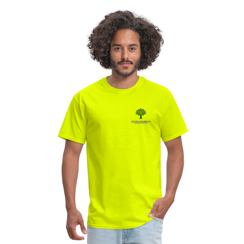 SK Poolscape Unisex Classic Tee - safety green
