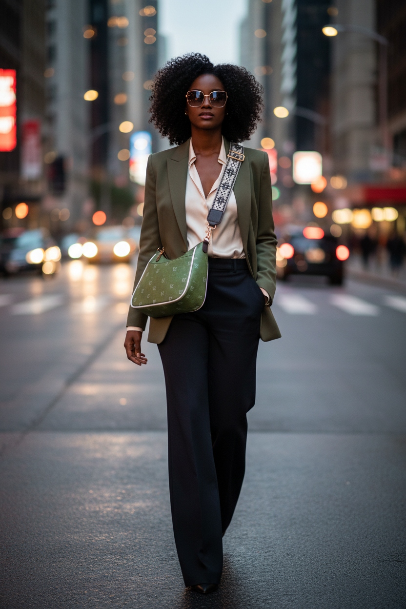 Urban City - Green Crossbody