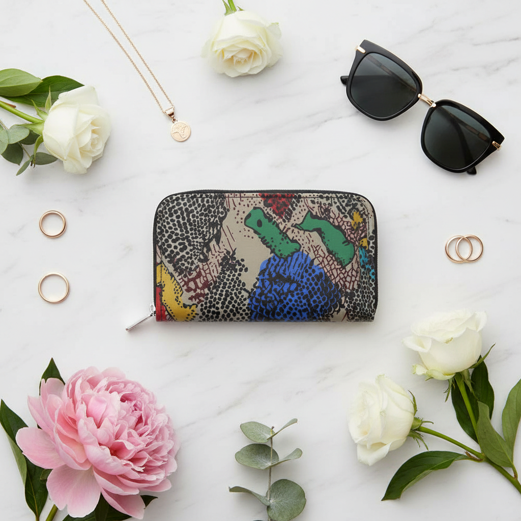 Wallet - Marble flat lay
