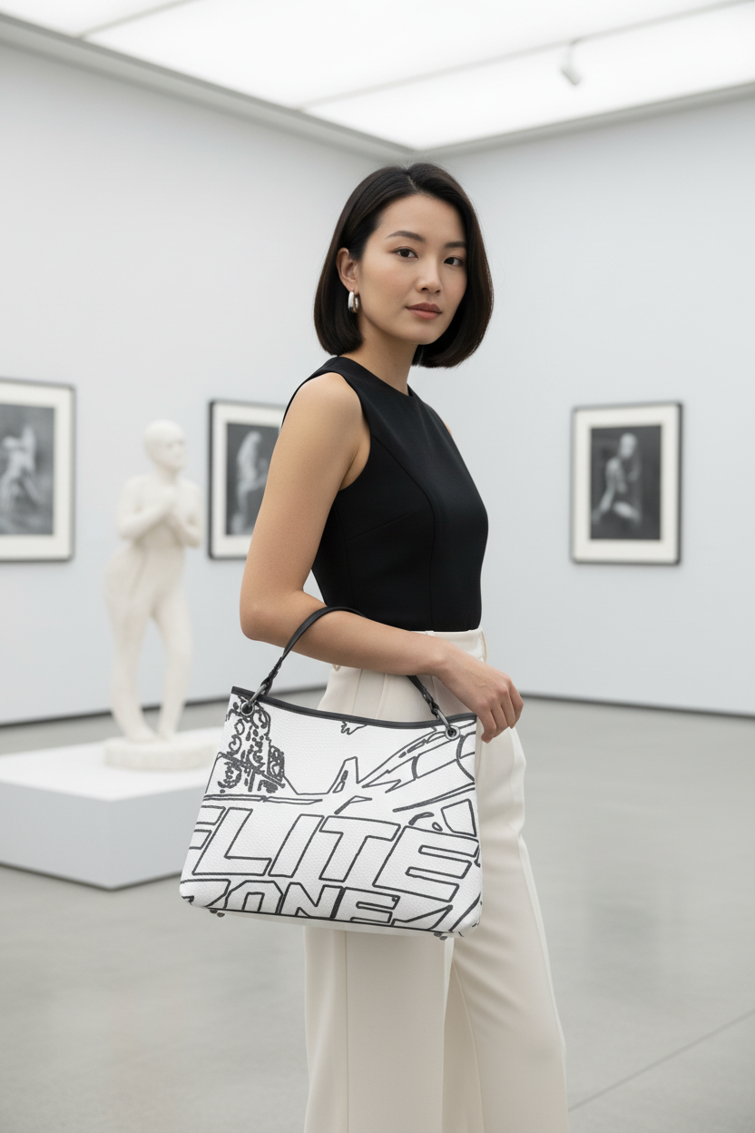 White bag - East Asian woman gallery