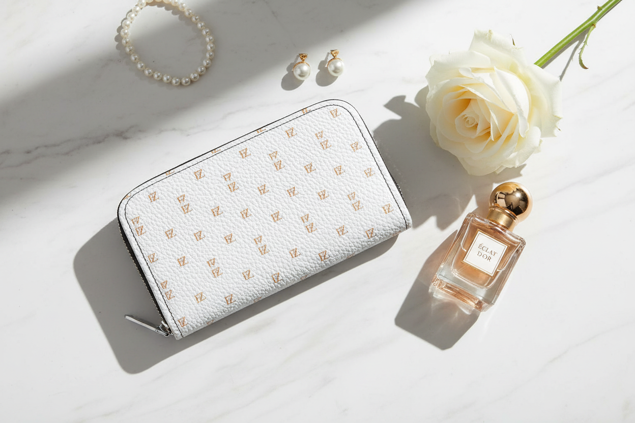 White Marble Flat Lay