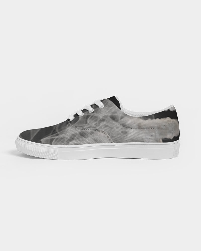 smoking the highest women's lace up canvas shoe