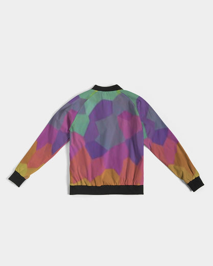 fz abstract women's bomber jacket