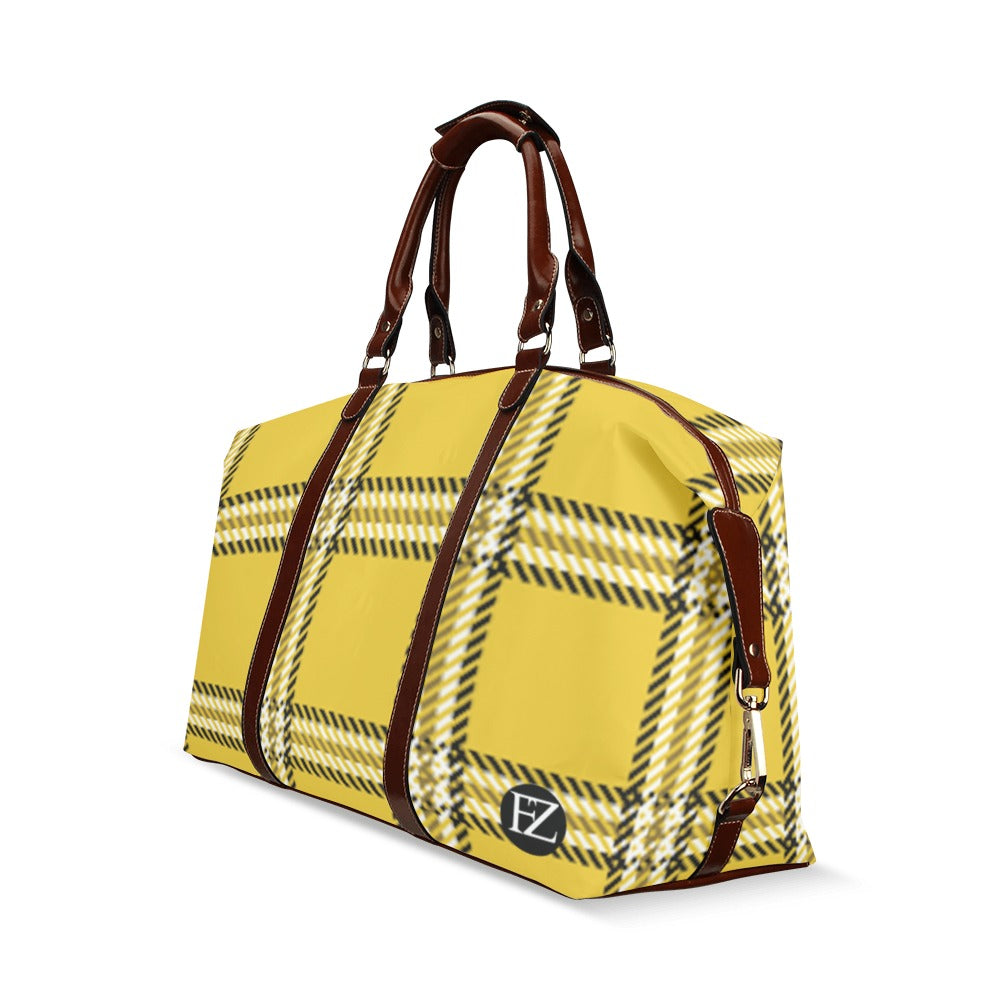 fz plaid travel bag flight bag(model 1643)