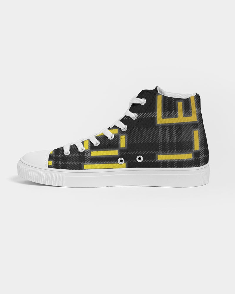 plaid flite too women's hightop canvas shoe