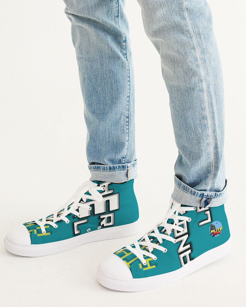 blue sky men's hightop canvas shoe