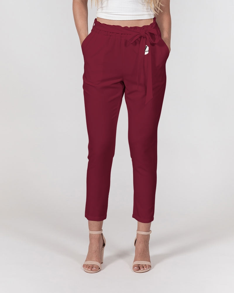 fz classic women's belted tapered pants