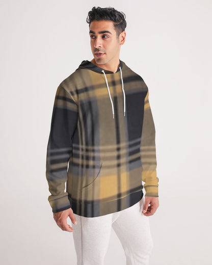 fz plaid men's hoodie