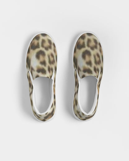 fz leopard zone women's slip-on canvas shoe