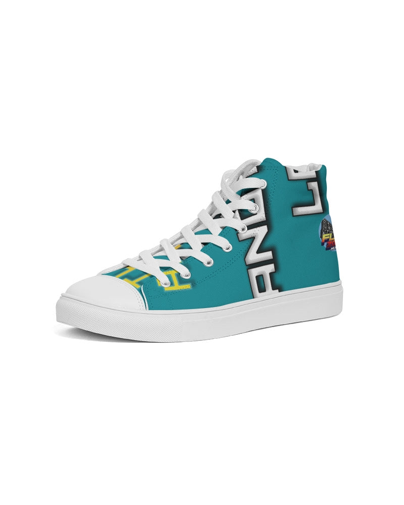 blue sky men's hightop canvas shoe