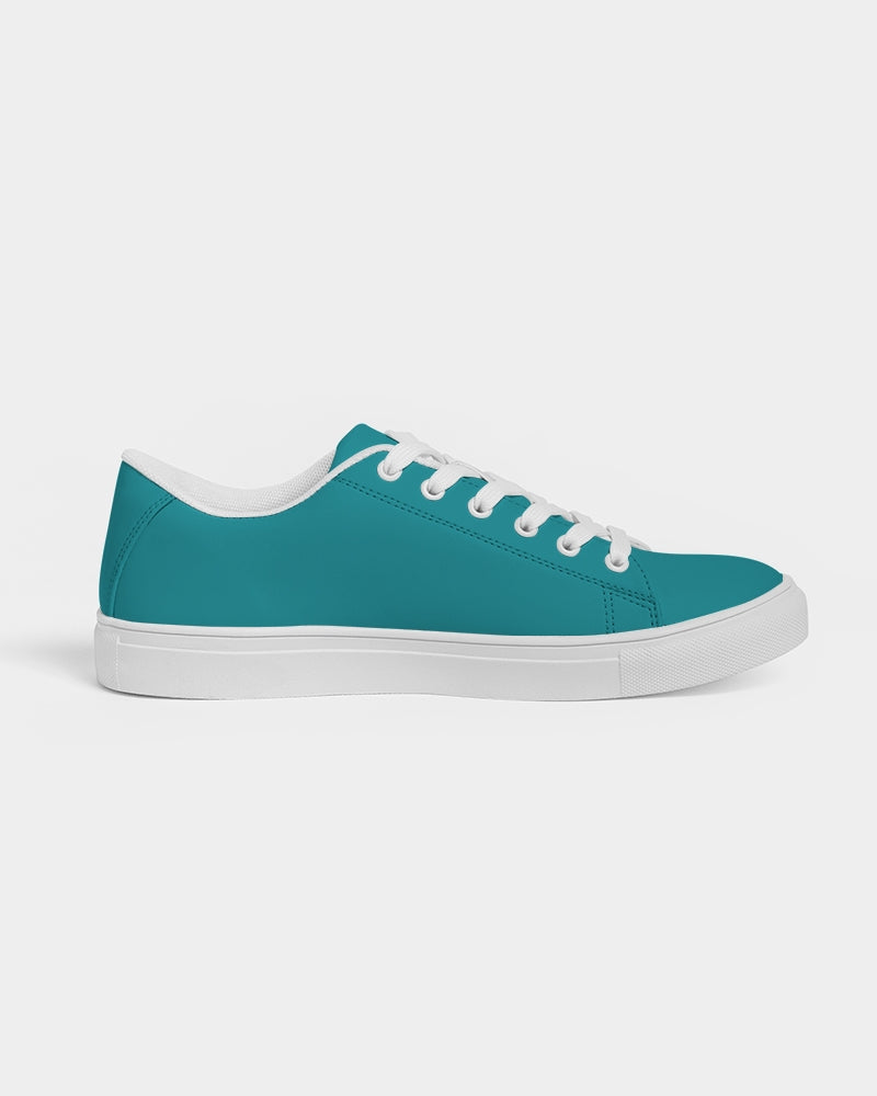 blue zone men's faux-leather sneaker