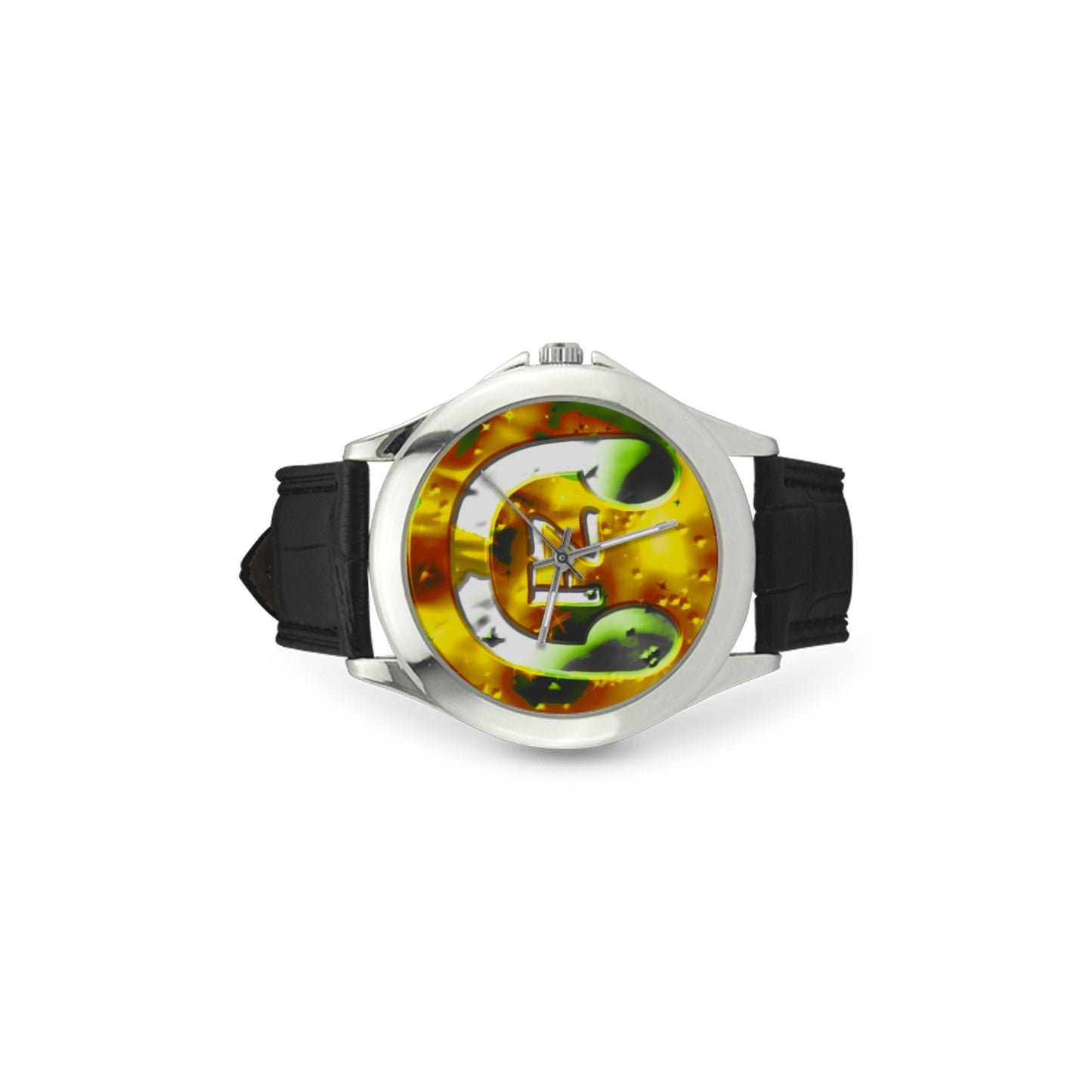 fz women's watch - yellow women's classic leather strap watch (model 203)