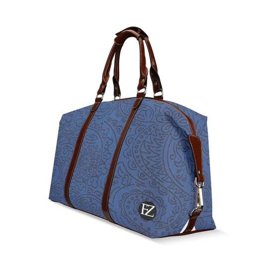 fz abstract blue travel bag