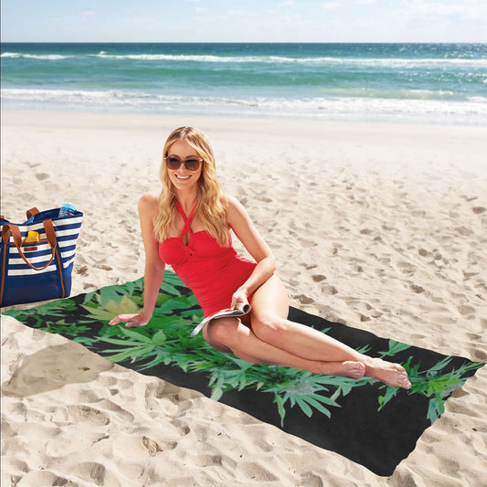 fz weed beach towel