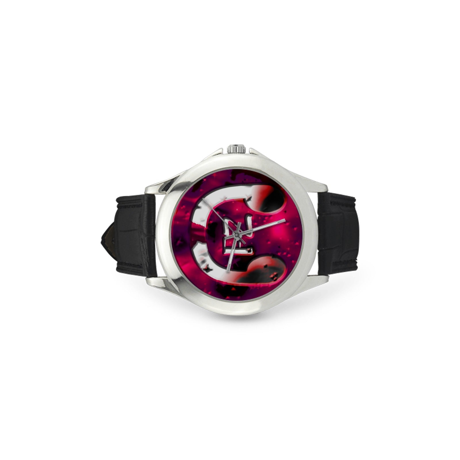 fz women's watch - red women's classic leather strap watch (model 203)