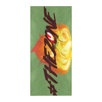 fz zone beach towel one size / fz zone beach towel - green beach towel 32" x 71"