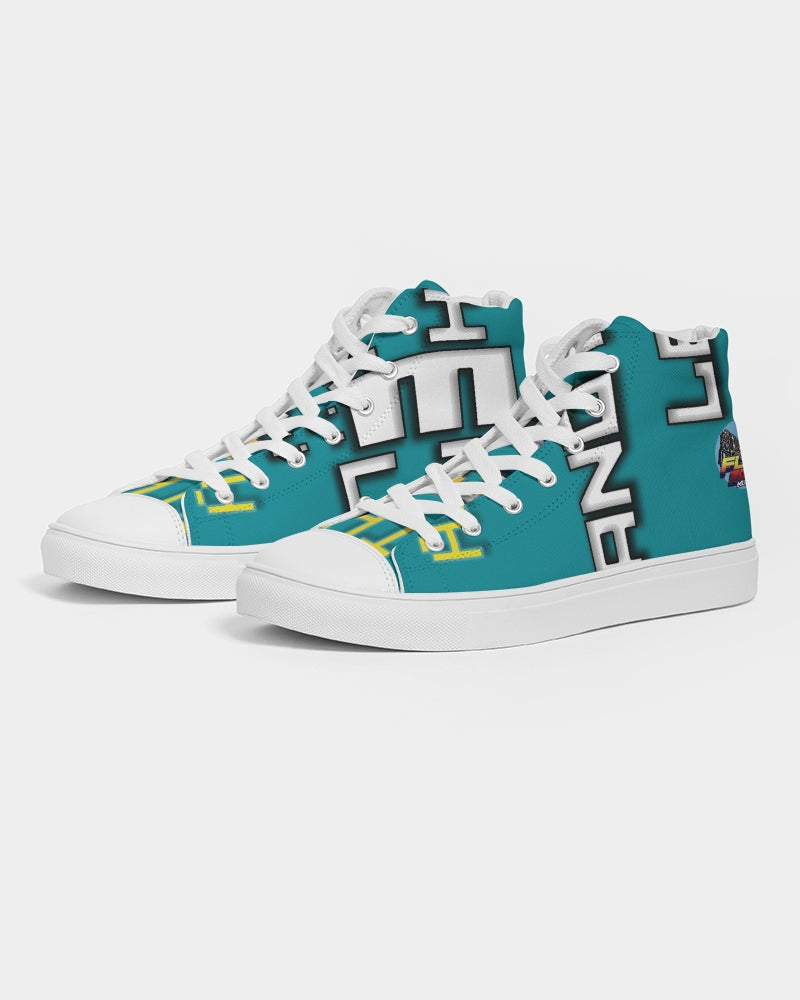 blue sky men's hightop canvas shoe