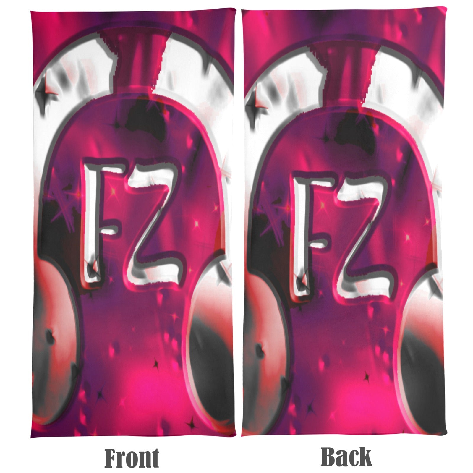 fz beach towel abstract 4 beach towel 31"x71"(two sides with different printing)