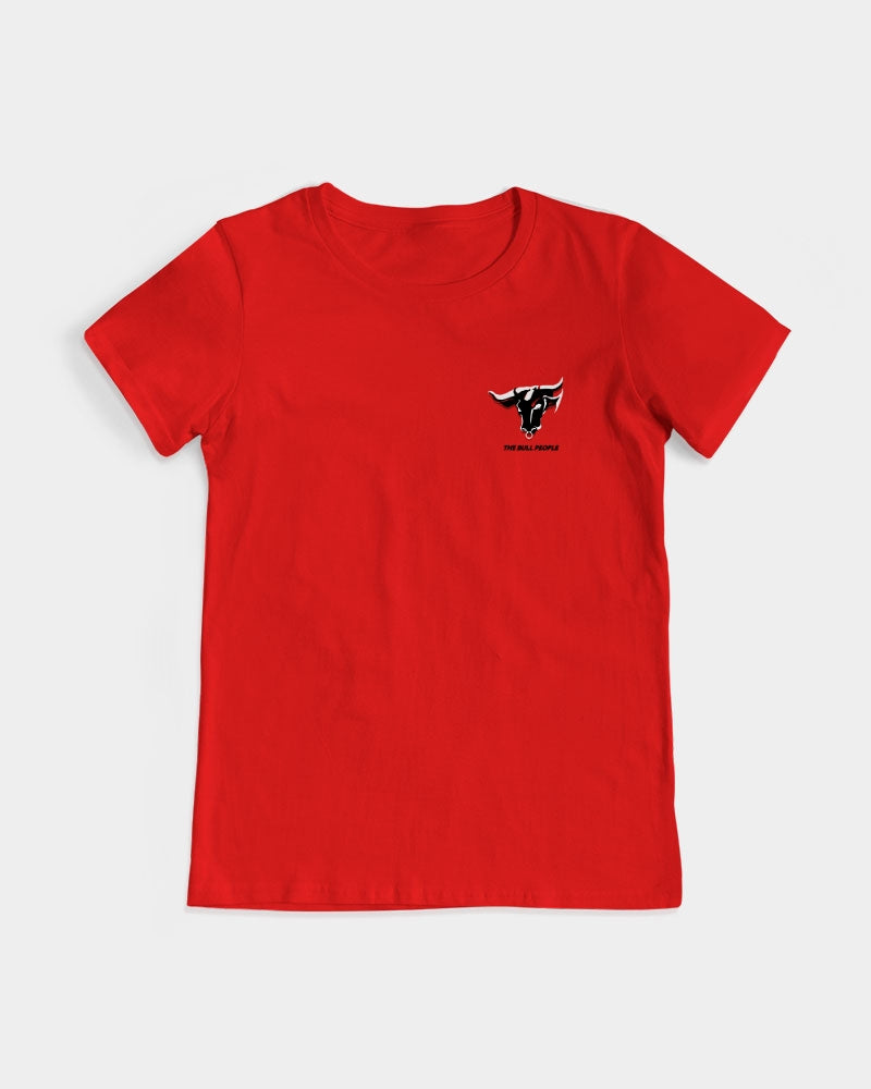 the white  bull women's graphic tee