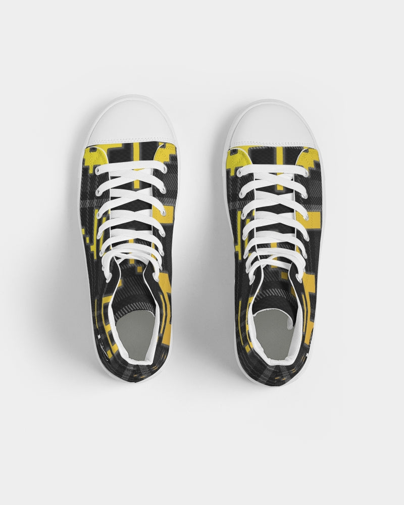 plaid flite too men's hightop canvas shoe