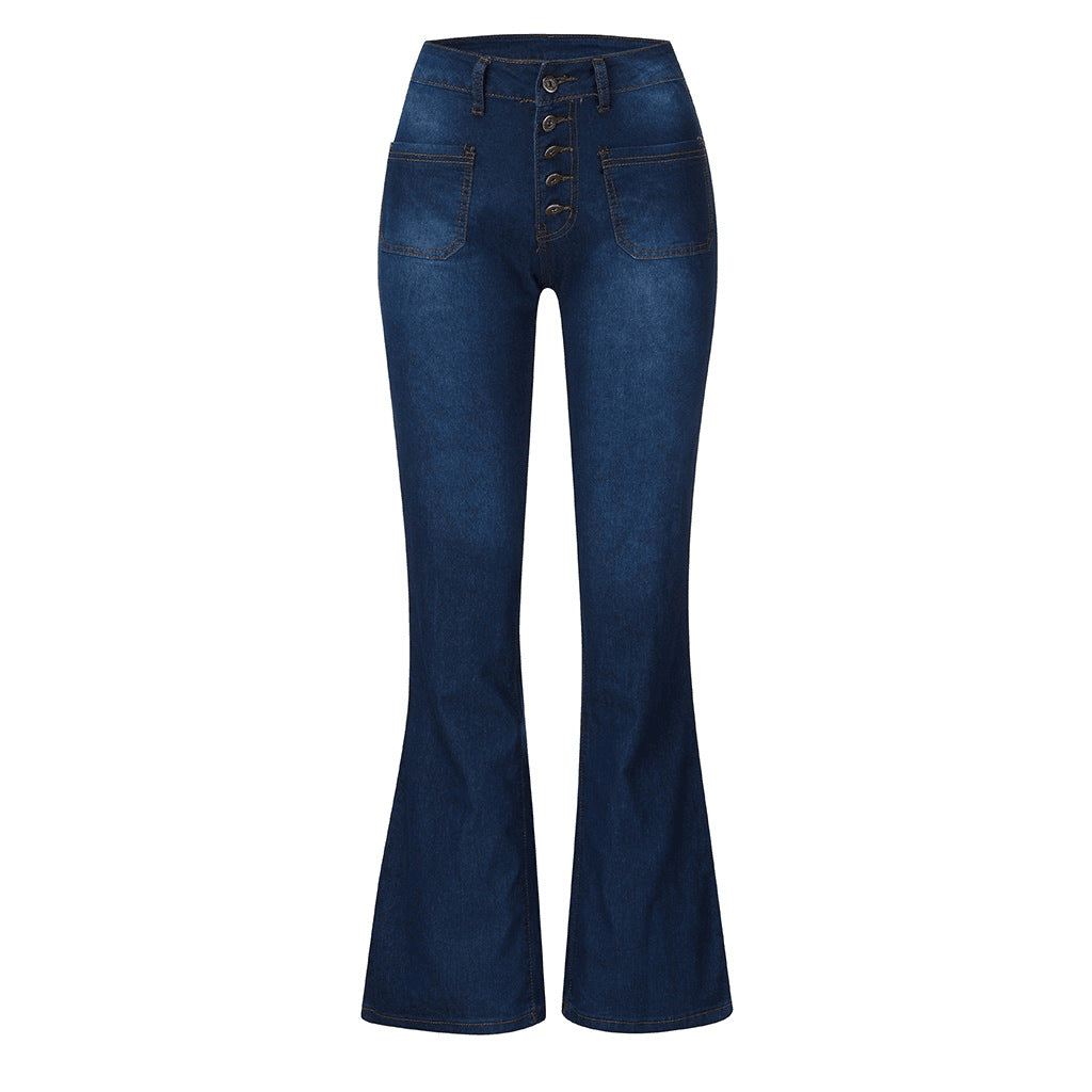 FZ Women's High Elastic Denim Pants - FZwear