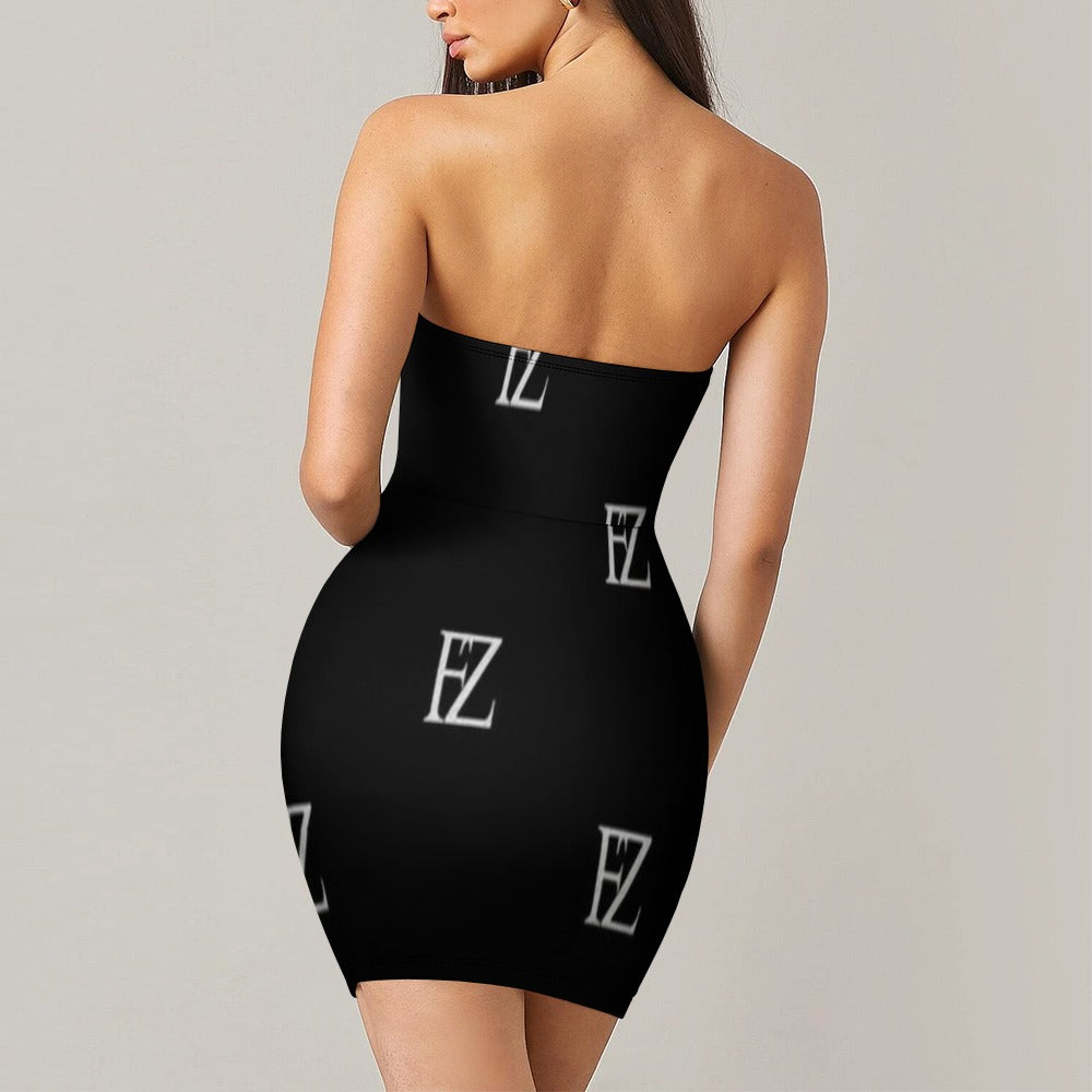 FZ Γυναικείο φόρεμα με σωλήνες με λεπτή εφαρμογή