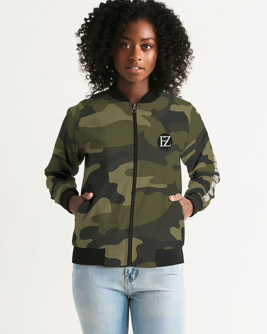 darker shade women's bomber jacket