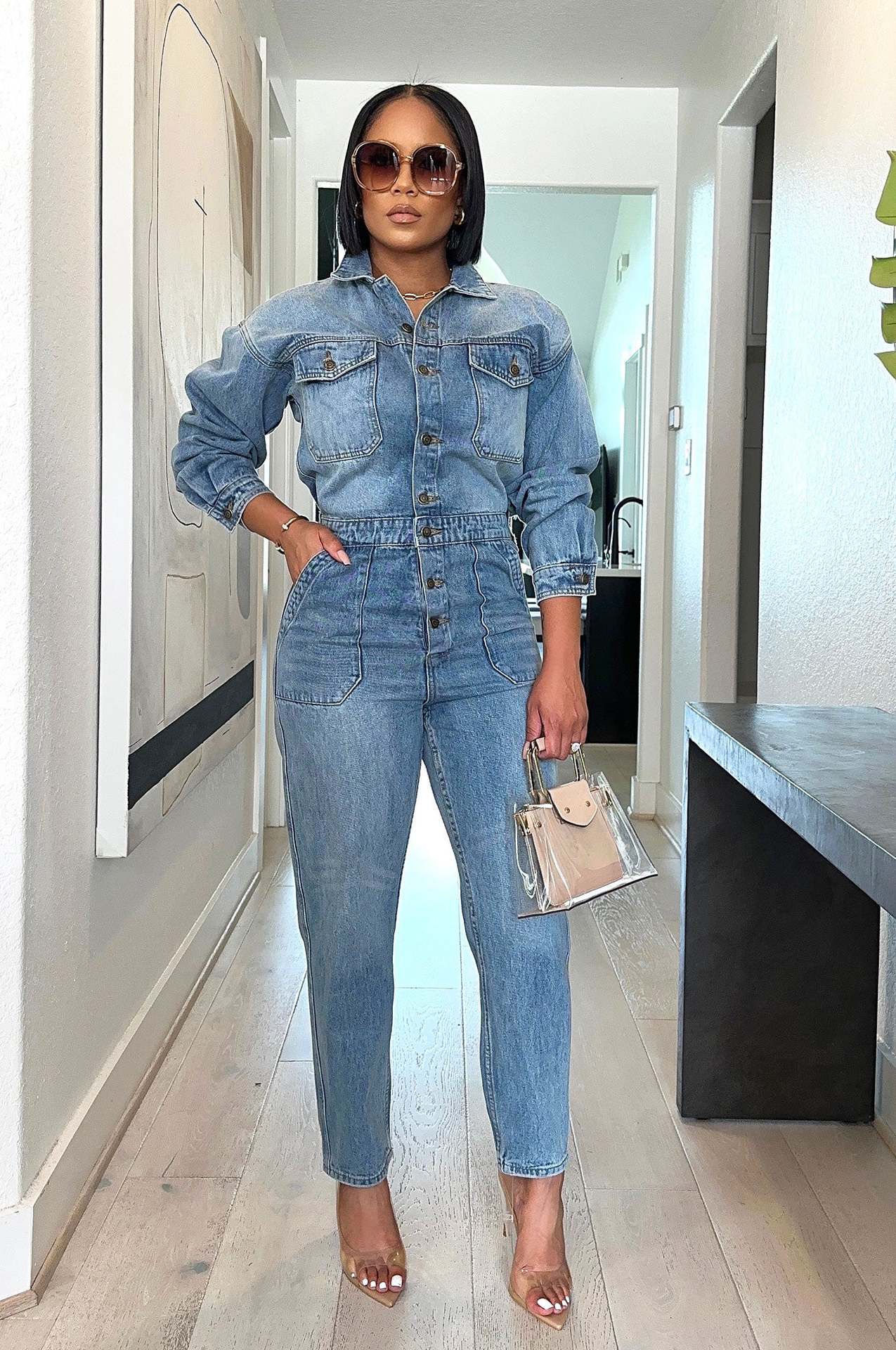 FZ Women's Sexy Denim Jumpsuit - FZwear