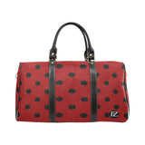 fz dot travel bag 2 one size / fz red dot travel bag travel bag (black) (model1639)