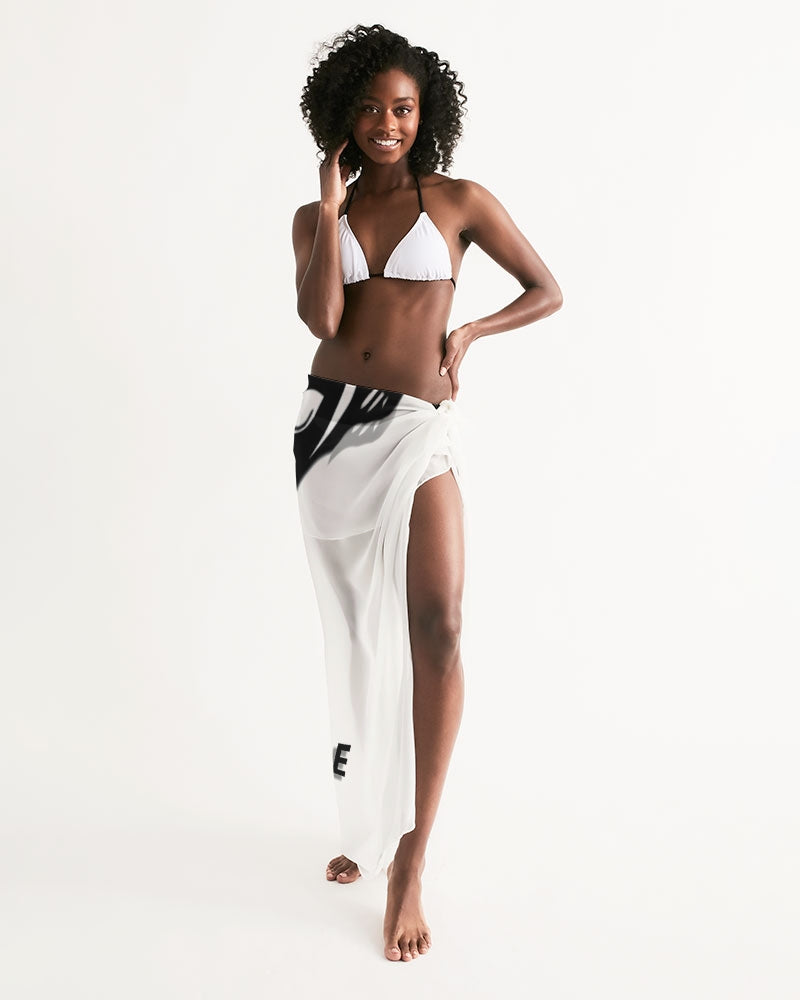 the white  bull swim cover up