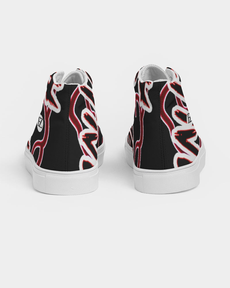 mind zone men's hightop canvas shoe