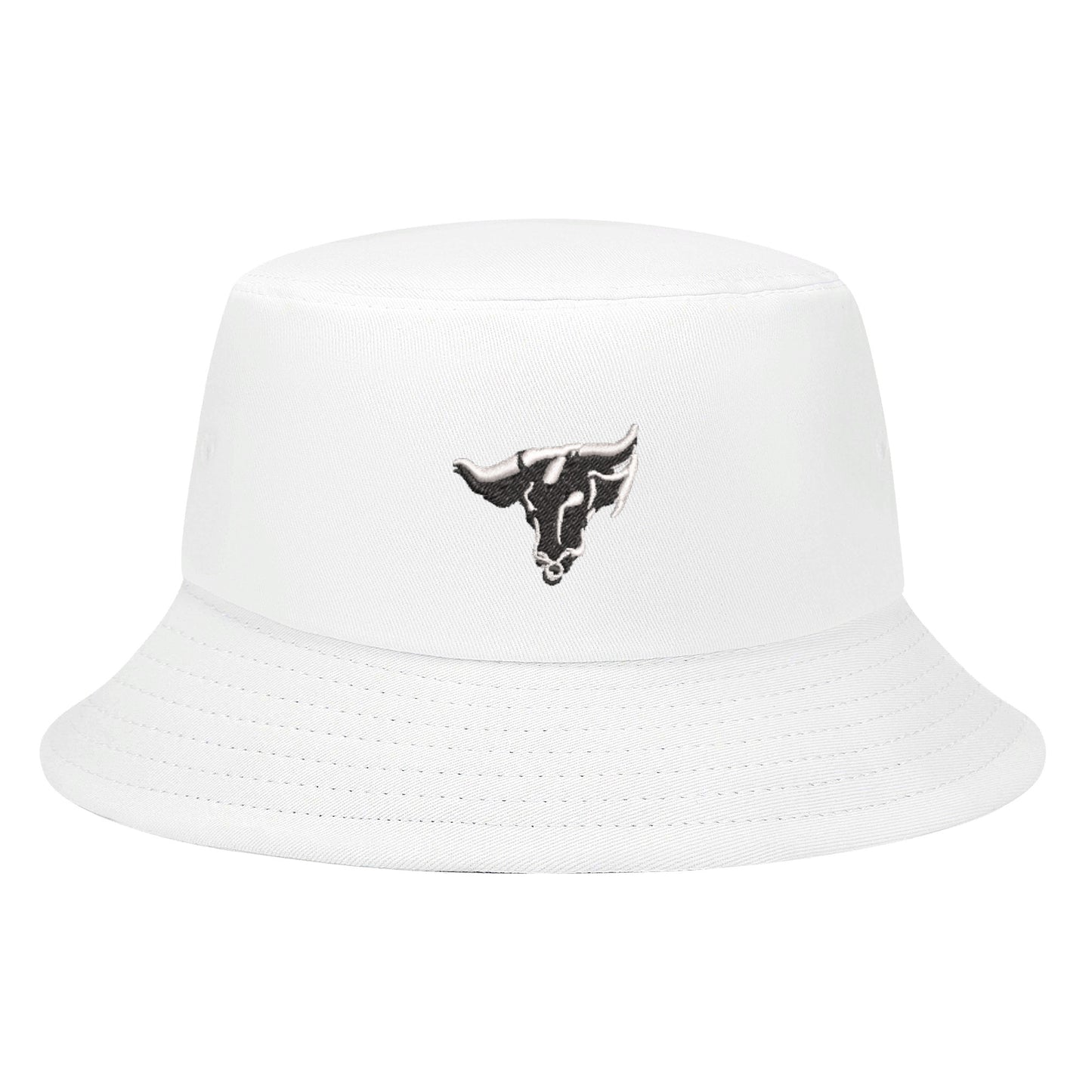 fz embroidered bucket hats white / universal