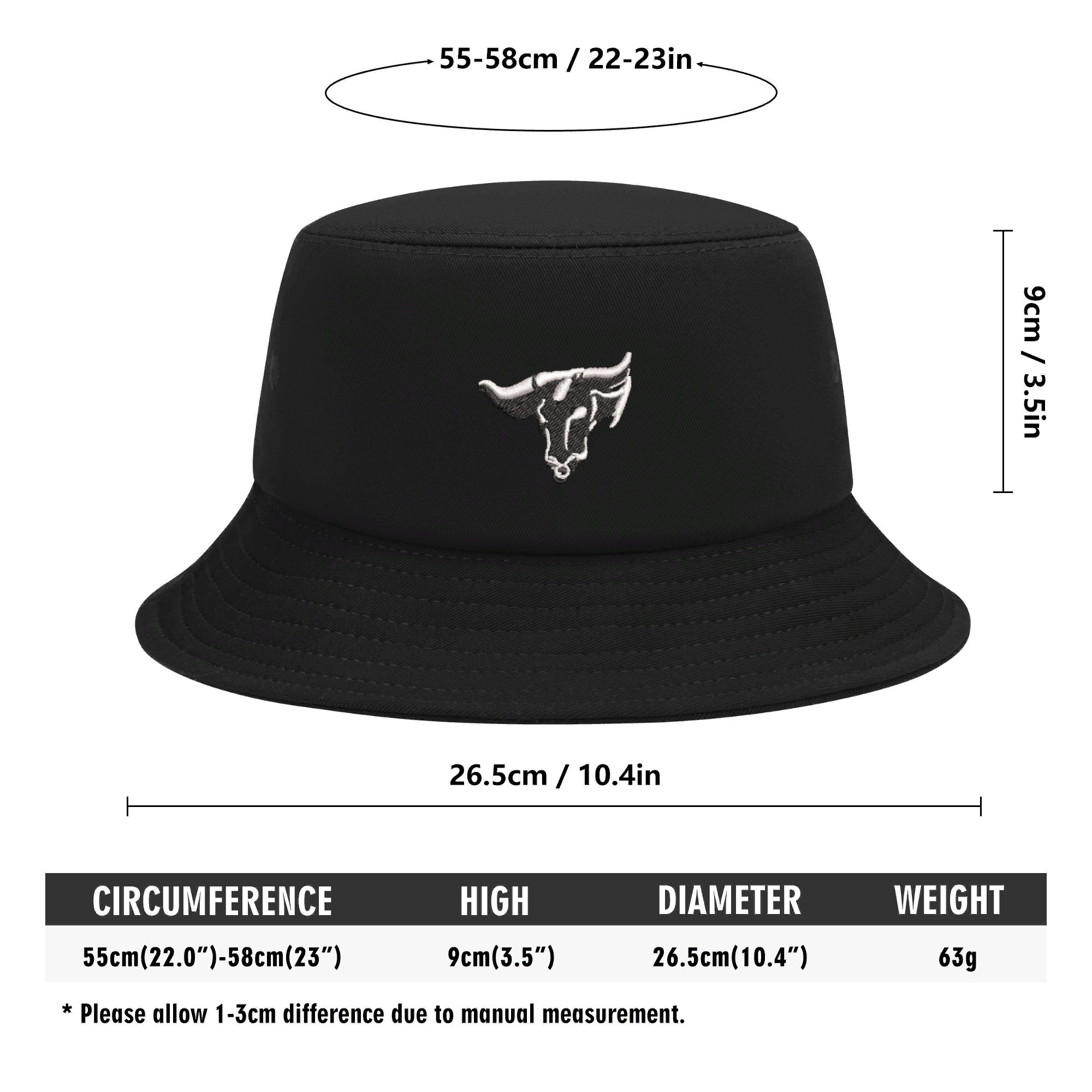 fz embroidered bucket hats