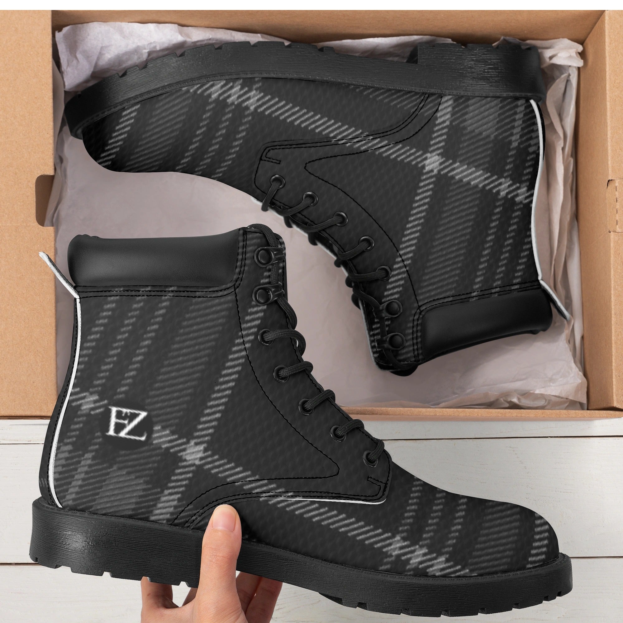 fz women's all season leather boots