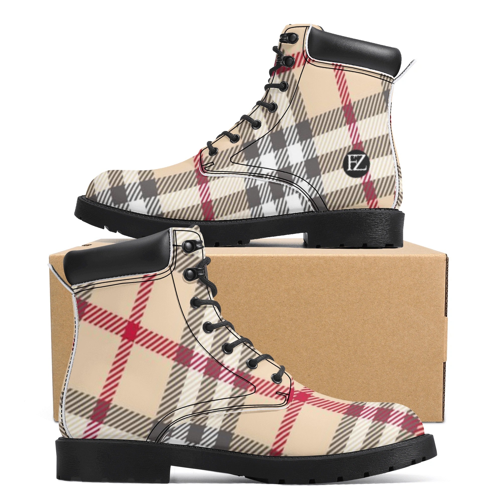 fz women's all season leather boots