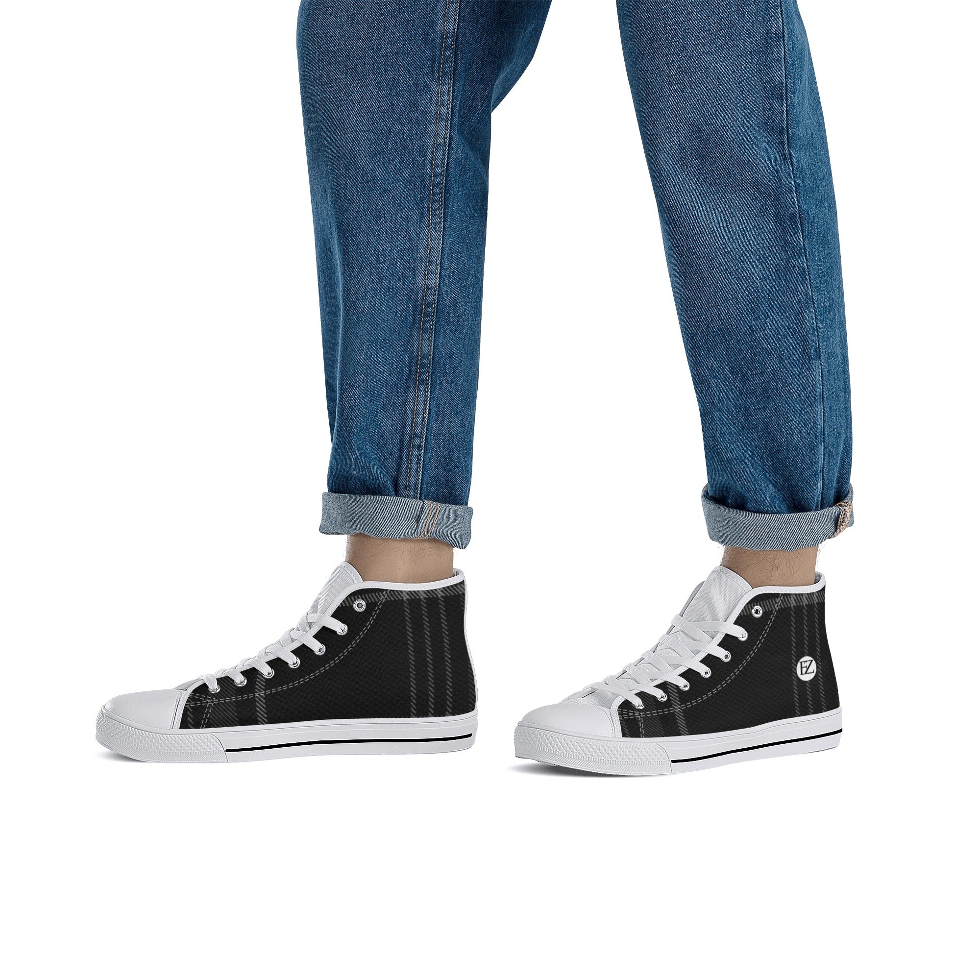 fz men's high top canvas shoes