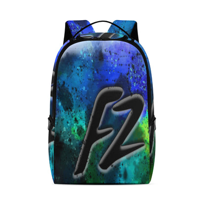 printed + embroidered new style chain backpack black / one size