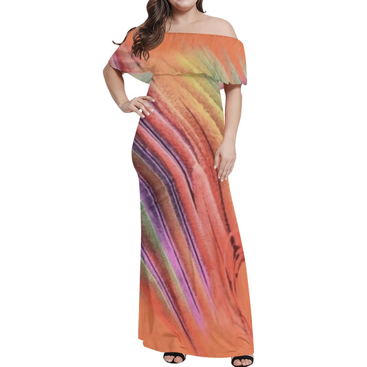 FZ Women's Off-shoulder Long Dress - FZwear